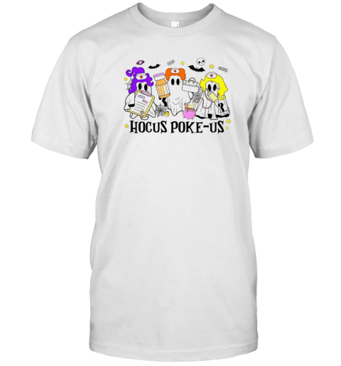 Hocus Poke Us Witch Nurse Halloween T-Shirt