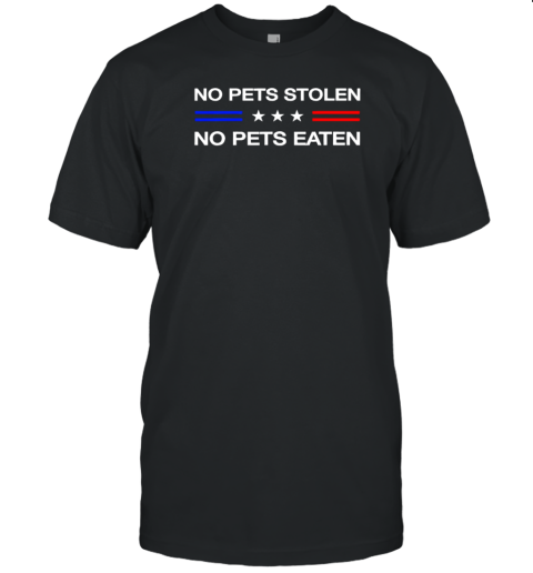 Kamala Harris no pets stolen no pets eaten T- Classic Men's T-shirt