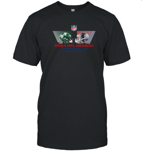 New York Jets Vs Ennessee Itans NFL Season Week 2 2024 T-Shirt