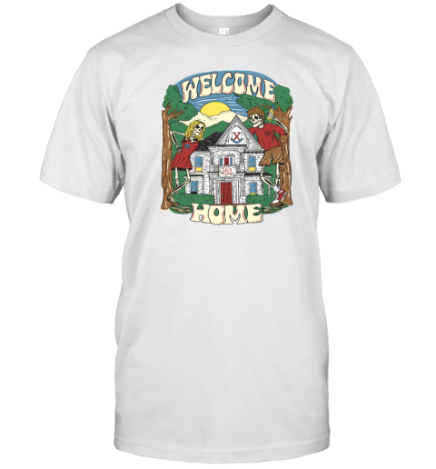 Skeleton Welcome Home Old Row T- Classic Men's T-shirt