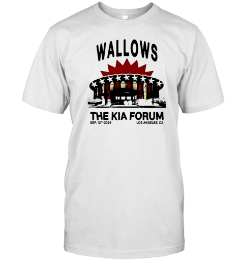 Wallow The Kia Forum Sep 12 2024 Los Angeles CA T-Shirt