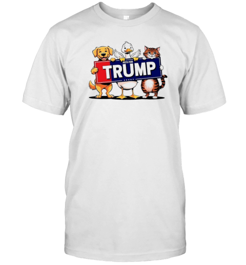 Cat duck dog pets for Trump 2024 T-Shirt