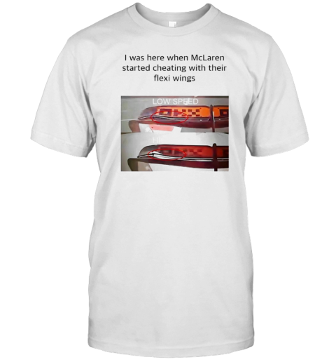 I was here when Mclaren started cheating with their flexi wings T- Classic Men's T-shirt