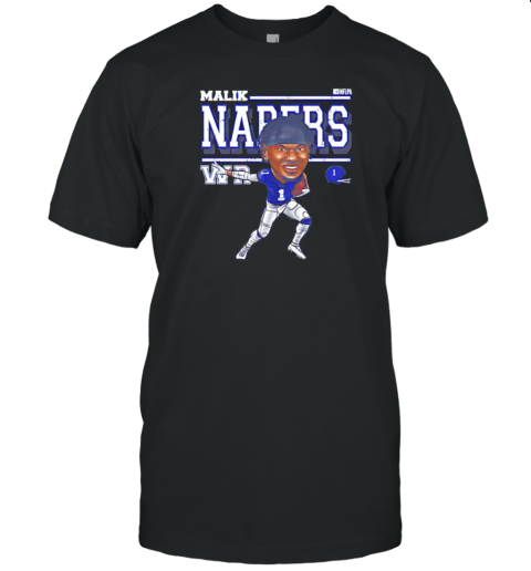 Malik Nabers New York Giants WR 1 T- Classic Men's T-shirt