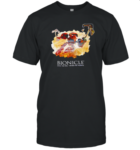 Bionicle enter the city reveal the mystery T-Shirt