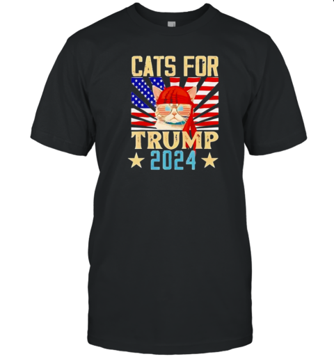 Cat for Trump 2024 T-Shirt