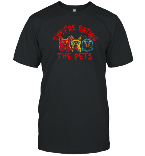 Original They're Eating the Pets Zombie Pets Trump Debate 2024 T- Classic Men's T-shirt