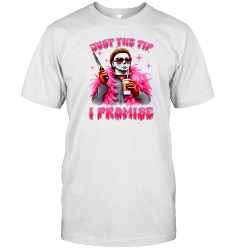 Pink Jason Voorhees just the tip I promise T- Classic Men's T-shirt