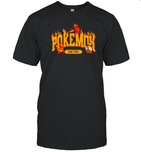 Pokemon Fire Type T-Shirt