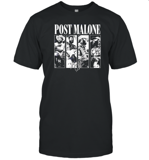 Post Malone Rap Music signature T-Shirt