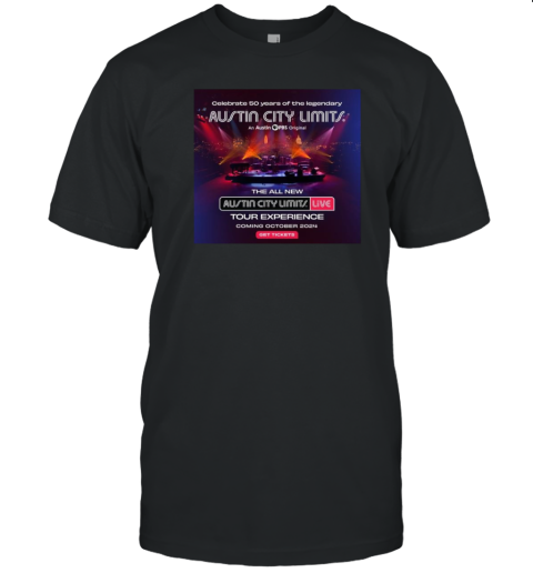 ACL Live Partners With Austin PBS to Expand Daytime Tour 2024 Poster T-Shirt