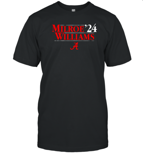 Alabama Crimson Tide football Milroe Williams '24 vintage T-Shirt