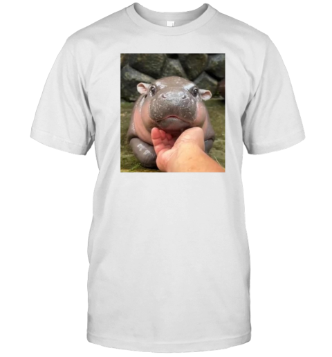 Baby Pygmy Hippo Moo Deng Poster T-Shirt