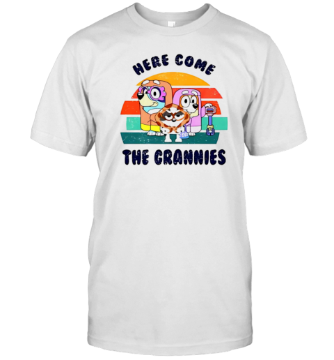 Bluey Here Come The Grannies Vintage T-Shirt