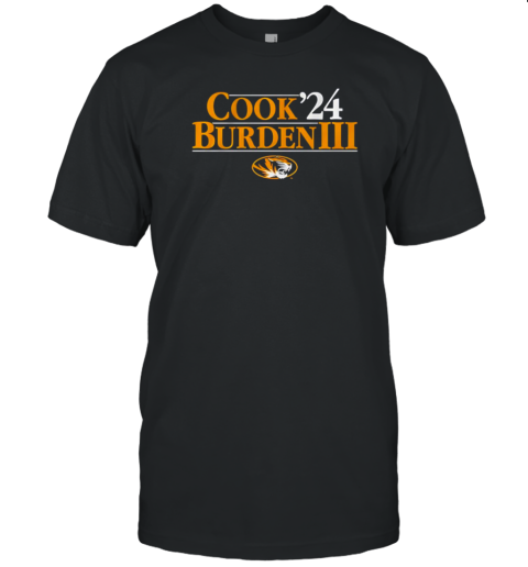 Brady Cook and Luther Burden III 2024 Missouri Tigers football T-Shirt