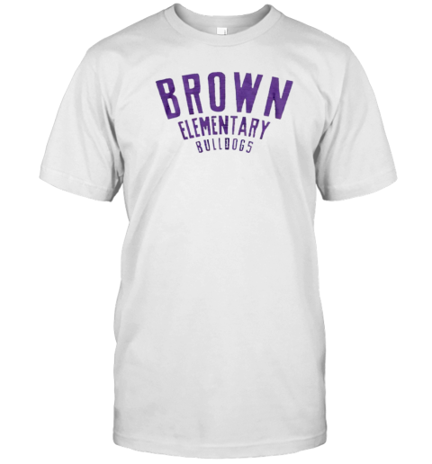 Brown Elementary Bulldogs Vintage T- Classic Men's T-shirt