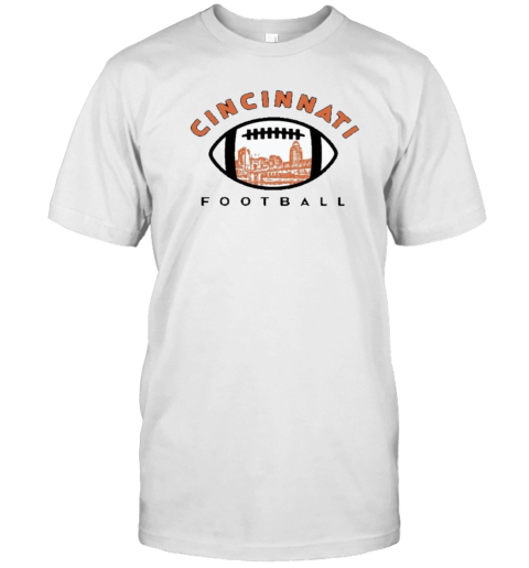 Cincinnati Football Skyline T- Classic Men's T-shirt