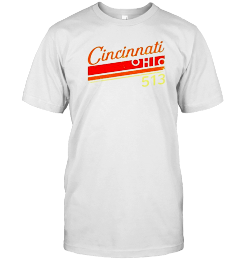 Cincinnati Ohio 513 Vintage T- Classic Men's T-shirt