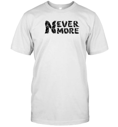 Edgar Allan Poe's The Raven doodle nevermore T-Shirt