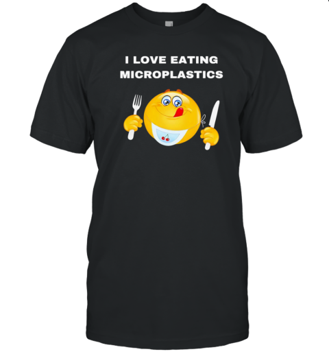 Emoji I Love Eating Microplastics T-Shirt