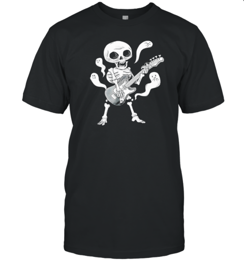 Guitar skull Halloween T-Shirt