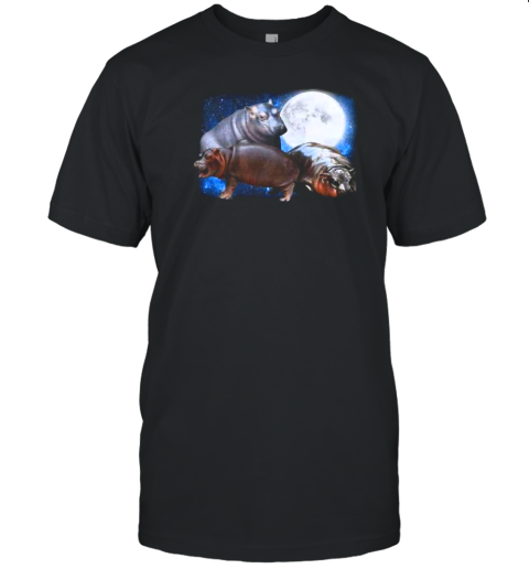 Moo Deng Moon Night T-Shirt