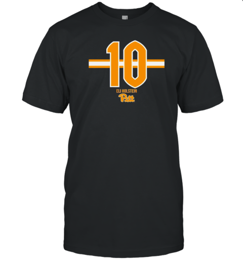 Pittsburgh Panthers football Eli Holstein player number 10 T-Shirt