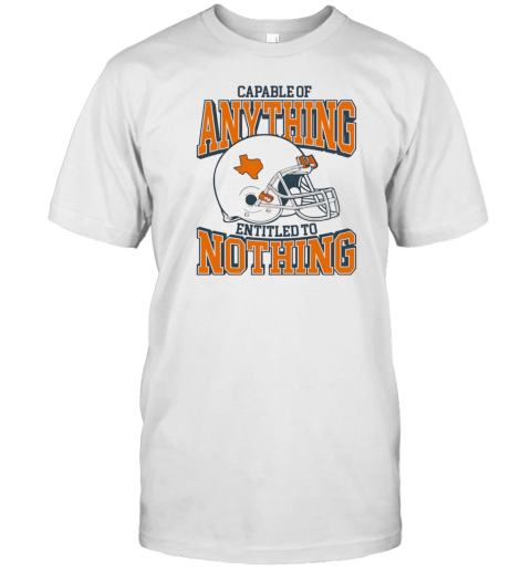 Tennessee Volunteers Capable Of Anything Entitled To Nothing T- Classic Men's T-shirt