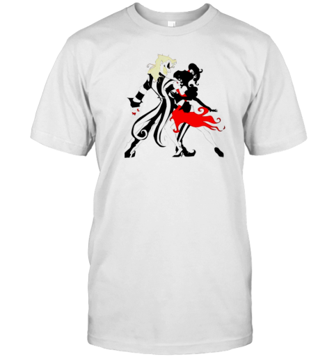 Beetlejuice And Lydia Cuttin' A Rug Halloween T-Shirt