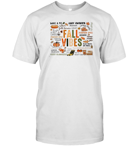 Fall Vibes Teacher T-Shirt