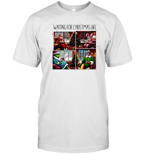 Grinch And Friends Waiting For Christmas Like T- Classic Men's T-shirt