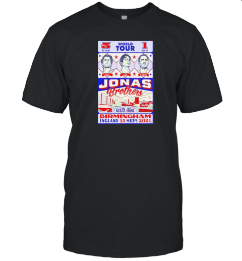 Jonas Brothers Utilita Arena Birmingham Birmingham England T- Classic Men's T-shirt