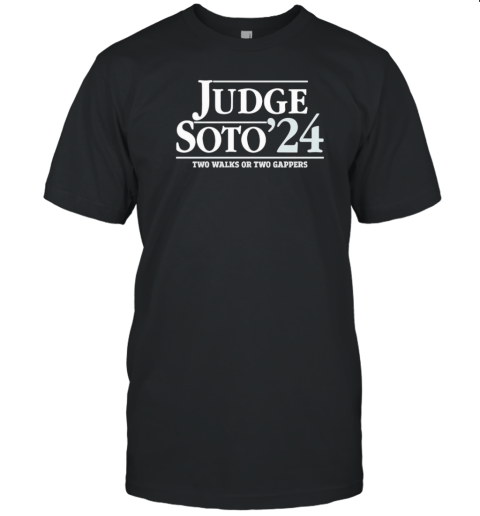 Judge Soto Two Walks Or Two Gappers New York Yankees T- Classic Men's T-shirt