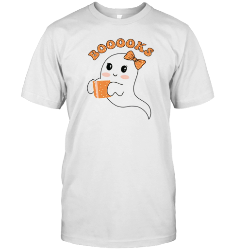 Lovely Ghost Reading Booooks T-Shirt