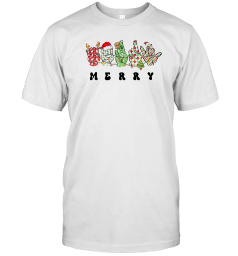 Merry Gesture Teacher T-Shirt