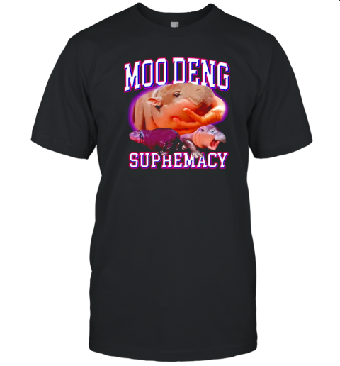 Moo Deng supremacy baby hippo graphic T-Shirt