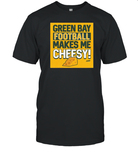 Original Florida Gators Green Bay Football Makes Me Cheesy T-Shirt