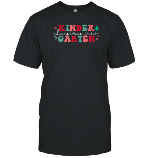 Personalized Grade Christmas Crew Teacher T-Shirt