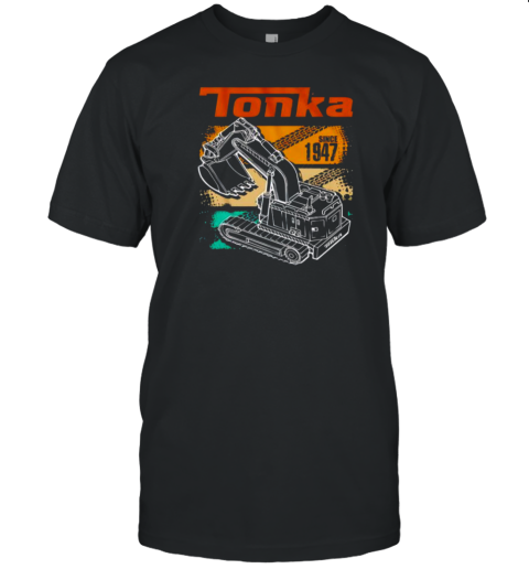 Retro Digger Track Panels Tonka T-Shirt