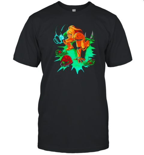 Samus Aran Metroid The Space Huntress Games T-Shirt