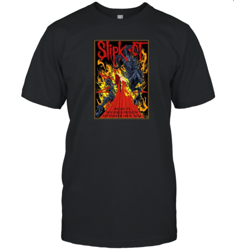 Slipknot Dallas, TX Dos Equis Pavilion September 18Th 2024 Concert Poster T-Shirt