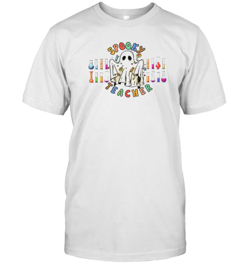 Spooky Ghost Science Teacher T-Shirt