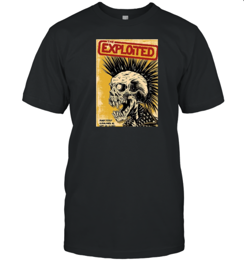 The Exploited Riot Fest Signing Garageland Smartpunk Booth Friday Sept 20 2024 Poster T-Shirt