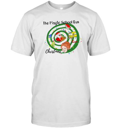 The Magic School Bus Christmas Teacher T-Shirt