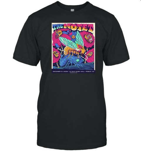 The Motet Dec 31 2024 10 Mile Music Hall Frisco CO Event Poster T-Shirt