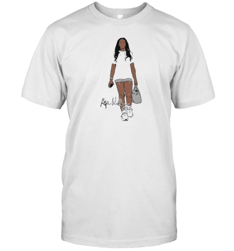 A'Ja Wilson White 2024 T-Shirt