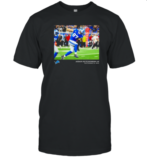 Aidan Hutchinson Detroit Lions NFL Flash Features Week 2 T-Shirt