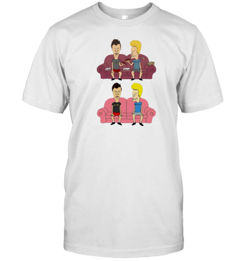 Beavis And Butthead Pink Couch T-Shirt