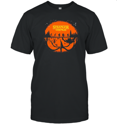 Halloween Silhouettes Stranger Things T-Shirt