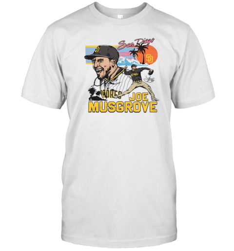 Joe Musgrove San Diego Padres Baseball Signature T-Shirt